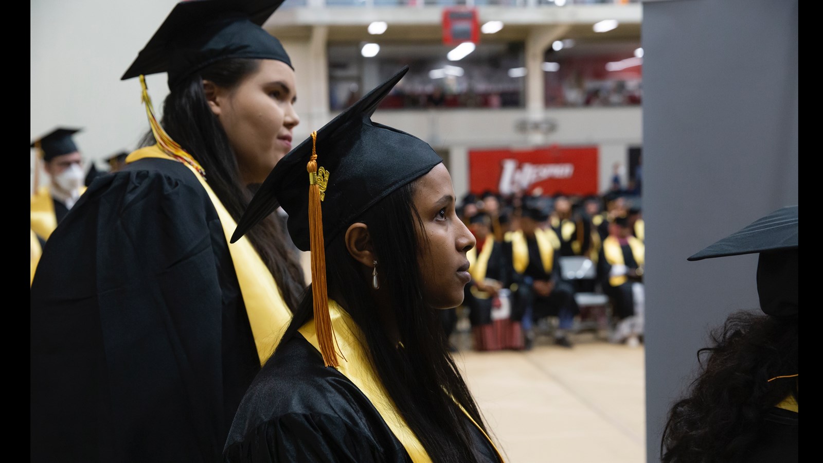 WAEC students prepare to accept their diplomas.